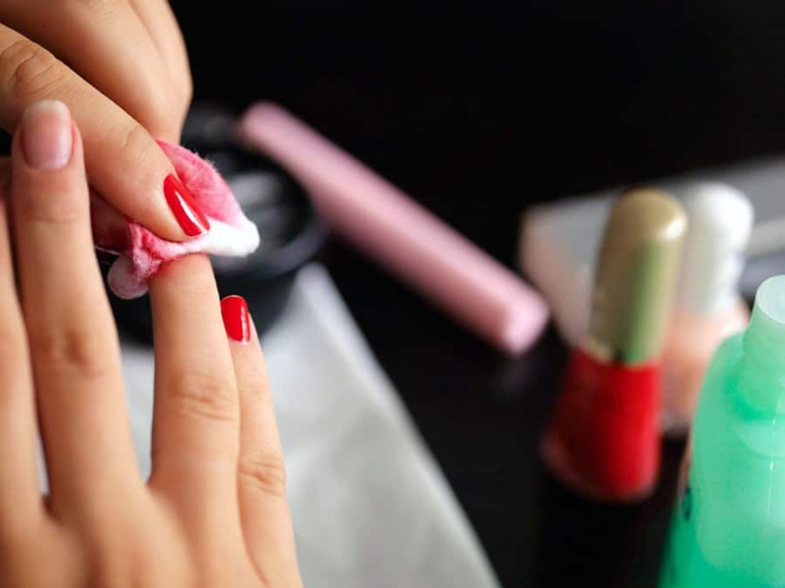 designer brands nail polish remover
